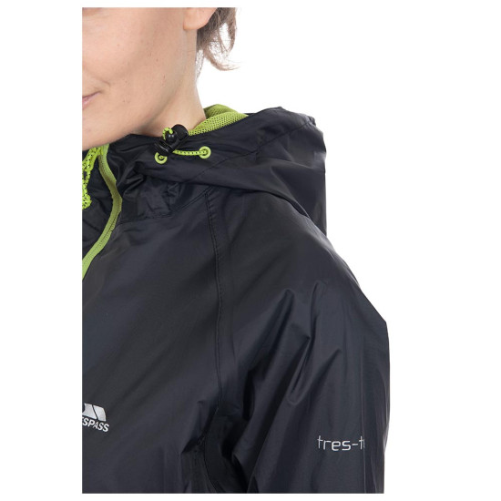 Trespass Unisex μπουφάν Qikpac Flint Waterproof Jacket